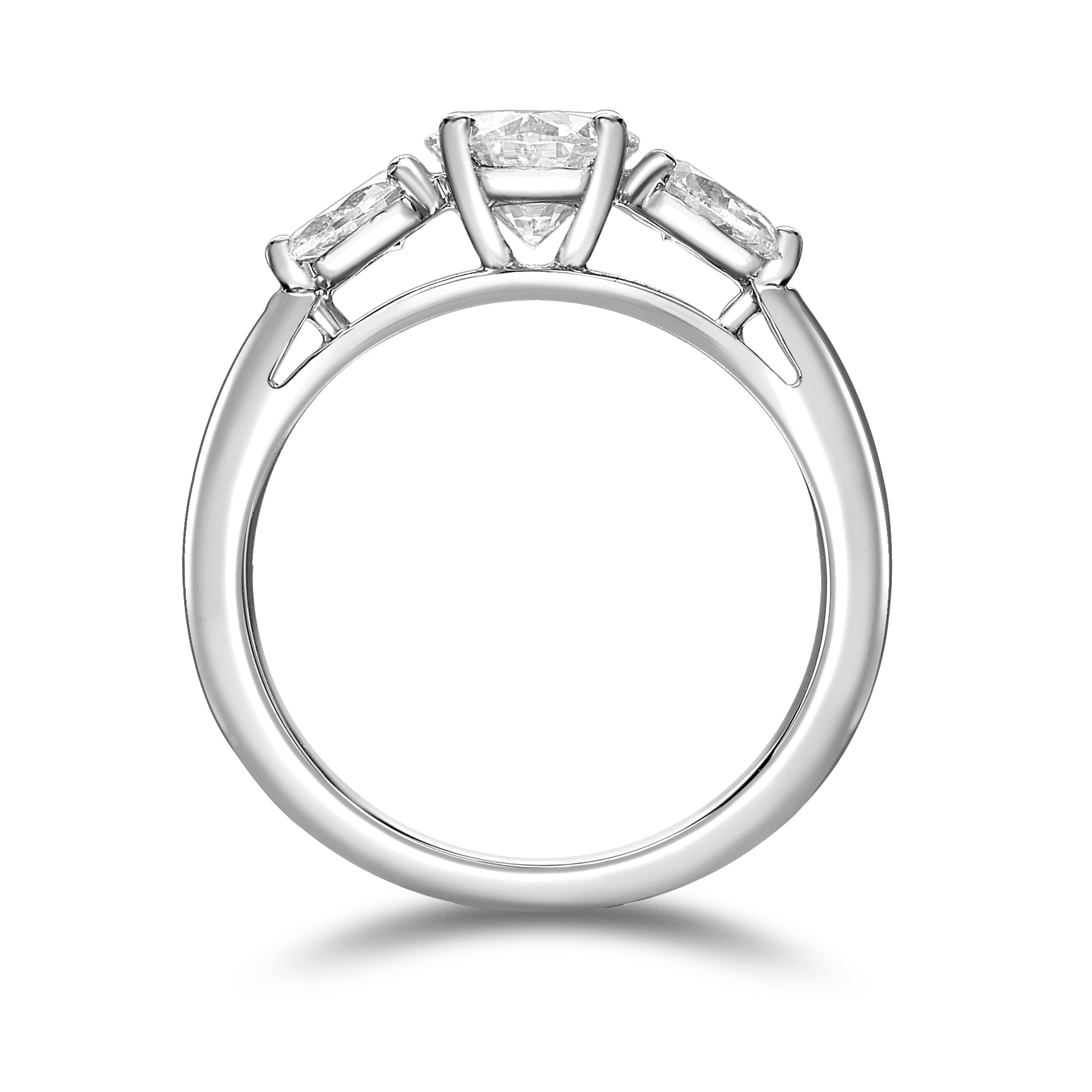 Oval Trilogy Diamond Ring