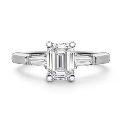 Emerald Trilogy Diamond Ring