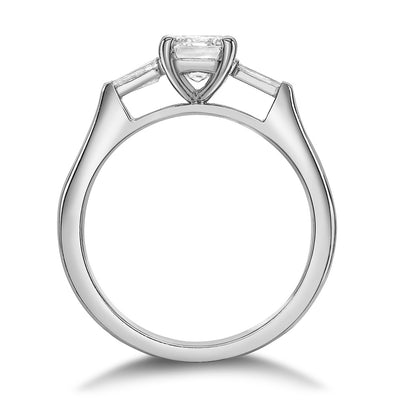 Emerald Trilogy Diamond Ring