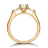 Emerald Trilogy Diamond Ring