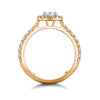 Oval Halo Diamond Ring
