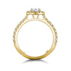 Oval Halo Diamond Ring